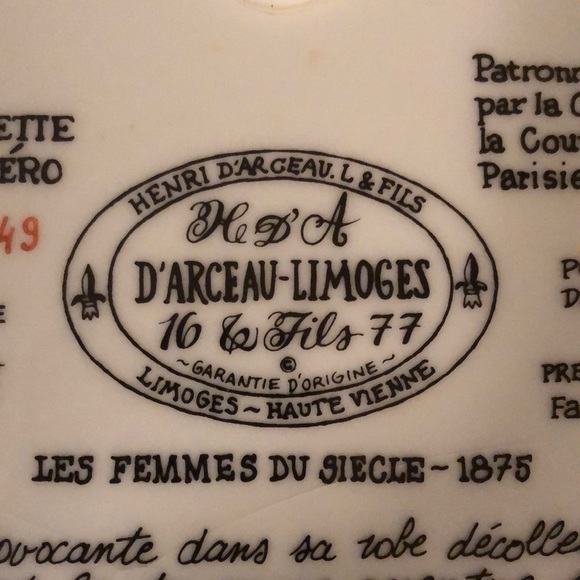 LIMOGES Women Of The Century Collectible Plate - Picture 4 of 6